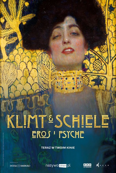 na ilustracji kobieta z obrau Klimta